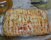 Lasanha de pão de forma