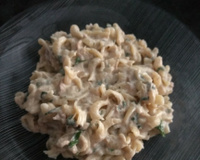 Macarrão com espinafre