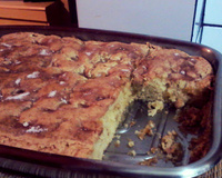 Bolo de maçã com casca e canela