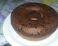 Bolo nega maluca de liquidificador