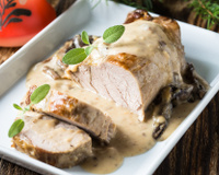 Lombo com laranja na pressão by Grazi