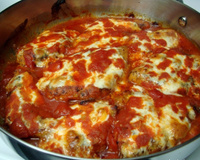 Coxa de frango à parmegiana