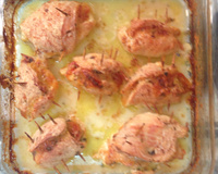 Filé de peito de frango recheado