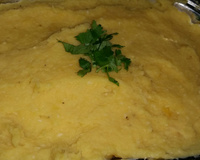 Purê de banana da terra