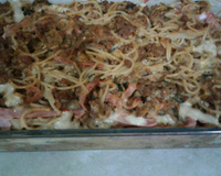 Macarronada de carne moída