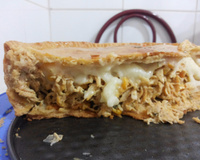 Empadão de frango cremoso