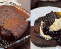 O melhor dos dois mundos: a sobremesa que une brownie e pudim é tudo o que você precisa hoje