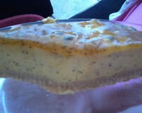 Torta gelada de maracujá