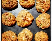 Bolinho integral assado de grão-de- bico