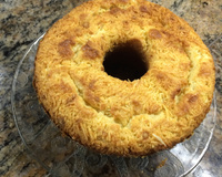 Bolo fubá cremoso com coco