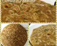 Sopa de feijão com macarrão