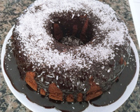 Bolo de chocolate no micro-ondas
