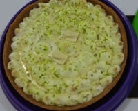 Torta de limão com chocolate branco