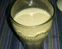 Milk shake de chocolate sem sorvete