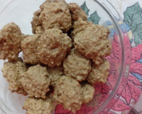 Biscoitos de aveia e banana