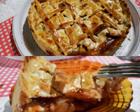 Torta de maçã americana (american pie)