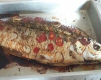 Tambaqui assado no forno