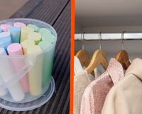 O truque do giz escolar dentro do armário: a solução contra a umidade e o mofo mais simples e barata