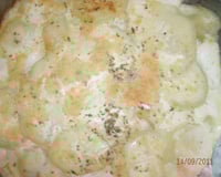 Batata gratinada