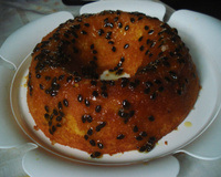 Bolo de maracujá molhadinho