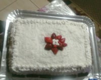 Bolo de chocolate com morango e coco - da Bia