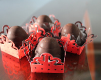 Trufa de gelatina de maracujá