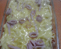 Macarrão talharim de forno