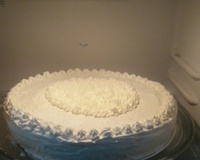 Pão de ló com recheio de maracujá