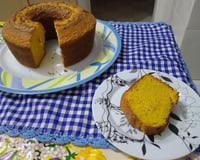 Bolo de milharina simples e fofinho (liquidificador)