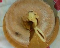 Bolo de fubá com goiabada