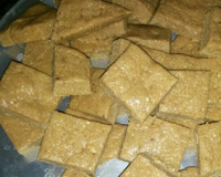 Paçoca de amendoim com bolacha maizena