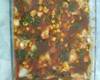 Filé de peixe à parmegiana