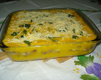 Escondidinho de carne seca e cabotiá