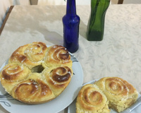 Pão de coco com batata doce