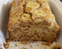 Bolo integral diet de banana