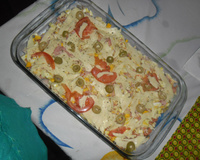 Pizza de pão de forma cremosa