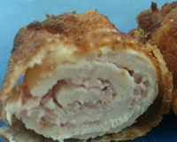 Empanado de frango recheado