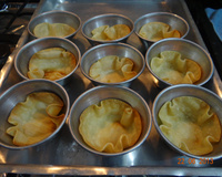 Crocante com recheio de cachorro quente