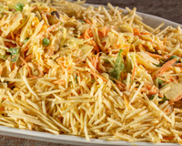 Essa receita de salpicão de Natal da minha mãe é imbatível: fácil de fazer e todo mundo ama