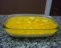 Gelatina duo de abacaxi