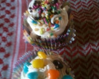 Cupcakes de baunilha