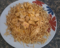 Estrogonofe simples de frango da Taí