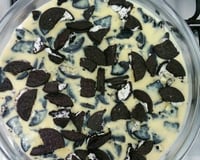 Pavê de chocolate branco com Negresco