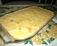 Souflé de legumes com queijo