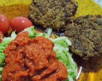 Hambúrguer de aveia vegano