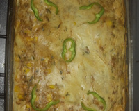 Torta salgada de carne moída