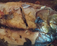 Tambaqui assado no forno