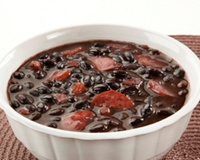 Feijão preto saboroso