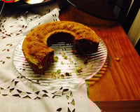 Bolo de maçã com castanha, nozes e canela