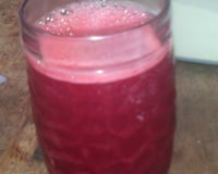 Suco de cenoura, beterraba, limão